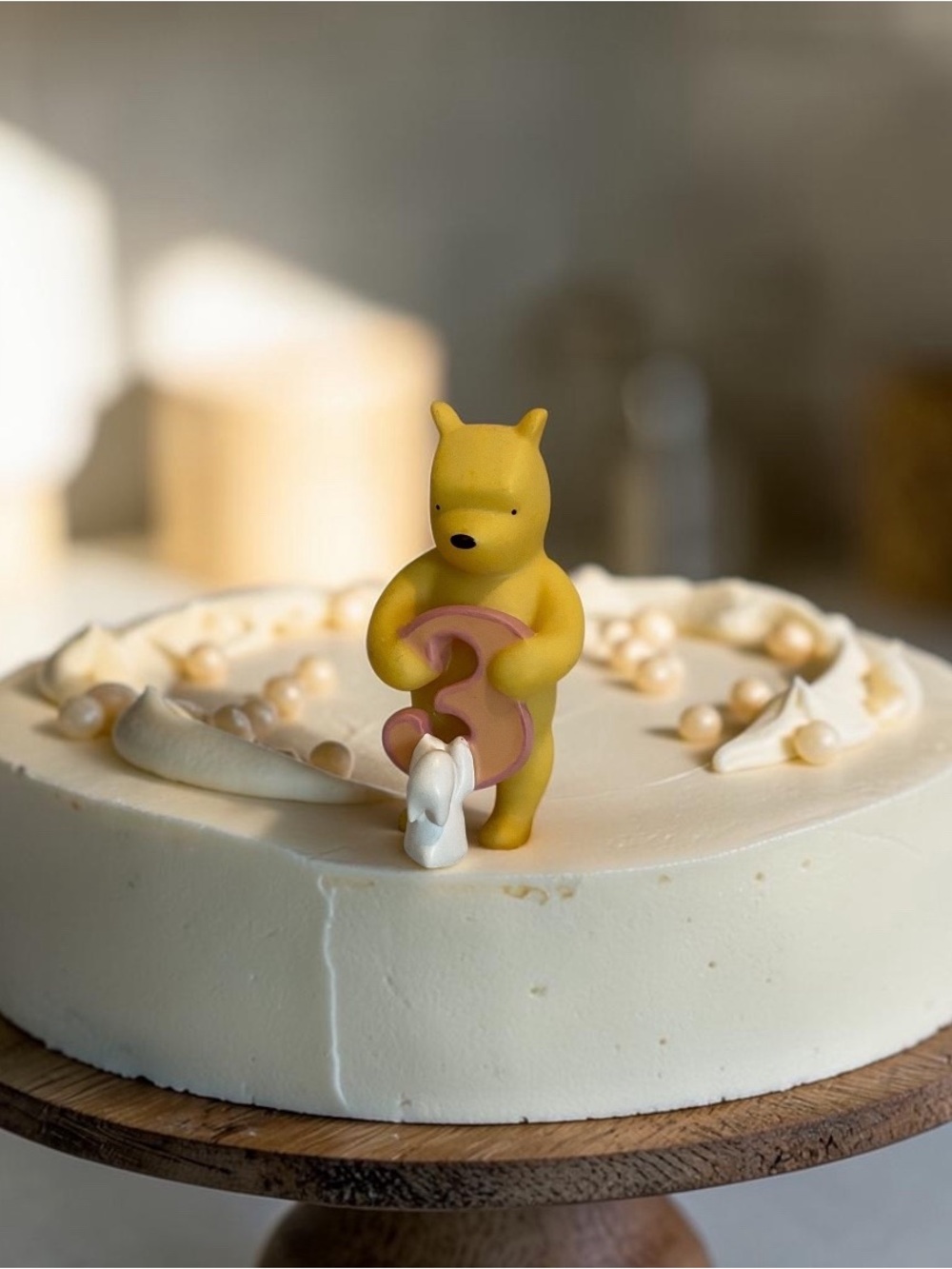 Disney Winnie The Pooh And Rabbit 3rd Birthday resin figure